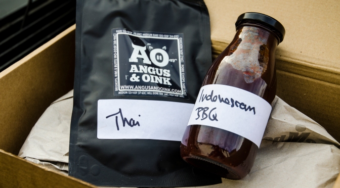 Angus and Oink Thai Rub and Indonesian BBQ sauce